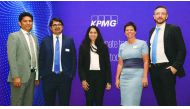 KPMG’s Head of Tax and Corporate Services in Qatar, Barbara Henzen (second right), and other experts during the event.