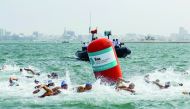 A file picture of FINA Marathon Swim World Series meet staged in Doha last year. 