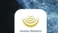 A provided photo of the icon of Masraf Al Rayan’s mobile app ‘Investor Relations’ 