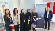 FROM LEFT: Aysun Ozen Tacer, Consulting Director at PwC Qatar; Hind Zaki, Director of Strategy and Planning at Qatar Research, Development and Innovation Council; Eman Al Kuwari from the MoTC’s TASMU Smart Qatar Programme; Sheikha Alanoud bint Hamad Al Th