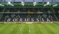General view as the match kicks off behind closed doors while the number of coronavirus cases grow around the world. REUTERS/Wolfgang Rattay
