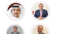 Clockwise from top left: Ibrahim Jassim Al Othman, United Development Company President, CEO and Member of the Board; Joseph Abraham, Group Chief Executive Officer of Commercial Bank; Raju Buddhiraju, Executive General Manager, Wholesale Banking of Commer