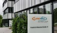 Headquarters of German Biotech company CureVac pictured in Tuebingen, on June 17, 2020. AFP / Sebastien SAUGUES
