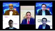 Speakers during the 'Bilateral and Synergistic Opportunities between Qatar and Singapore' webinar