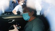 Jorge Messi, father and agent of soccer player Lionel Messi, arrives at Josep Tarradellas Barcelona-El Prat airport for a meeting with Barcelona President Josep Maria Bartomeu, in Barcelona, Spain September 2, 2020. REUTERS/Nacho Doce