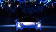 Maserati unveils its new MC20 super sports car, a key release in a pipeline of new models, including hybrid and full electric ones, in Modena, Italy, September 9, 2020. REUTERS/Flavio Lo Scalzo
