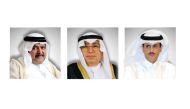 FROM LEFT: Qatari Businessmen Association Chairman Sheikh Faisal bin Qassim Al Thani, QBA First-Deputy Hussein Al Fardan; and QBA Second-Deputy Sheikh Dr. Khalid bin Thani Al Thani.
