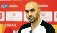 Al Duhail head coach Walid Regragui