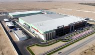 A provided picture of an aerial view of Baladna farm located in Al Khor, north of Doha, Qatar. 