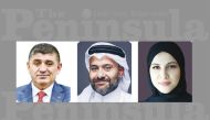 From left: Turkish Ambassador to Qatar, H E Dr. M. Mustafa Goksu; Chief Executive Officer at QFC Authority, Yousuf Mohamed Al Jaida; and Managing Director of Business Development at QFC Authority, Alanoud bint Hamad Al Thani.