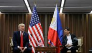 FILE PHOTO: U.S. President Donald Trump holds a bilateral meeting with President of the Philippines Rodrigo Duterte alongside the ASEAN Summit in Manila, Philippines November 13, 2017. REUTERS/Jonathan Ernst/File Photo
