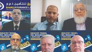 Officials speaking at the webinar hosted by Sharq Insurance, a subsidiary of Doha Bank, yesterday