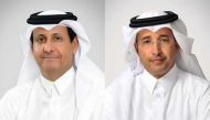 Chairman and Managing Director of Al Khalij Commercial Bank (al khaliji) Sheikh Hamad bin Faisal bin Thani Al Thani (left), and the Bank’s Group Chief Executive Officer Fahad Al Khalifa.