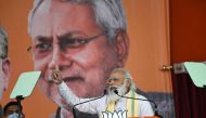 India's Prime Minister Narendra Modi gestures as he addresses an election rally in Rohtas district of Bihar state, on October 23, 2020. / AFP / Sachin KUMAR