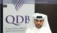 Chief Executive Officer of Qatar Development Bank, Abdulaziz bin Nasser Al Khalifa, during the webinar. 