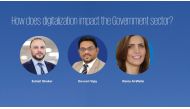 Experts from KPMG Qatar, who spoke during the webinar held recently in Doha. 