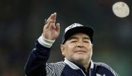 Boca Juniors v Gimnasia y Esgrima - Alberto J. Armando Stadium, Buenos Aires, Argentina - March 7, 2020 Gimnasia y Esgrima coach Diego Maradona before the match REUTERS/Agustin Marcarian//File Photo