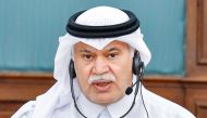 Qatar Chamber Board Member Mohamed bin Sultan Al Jaber speaking during the meeting yesterday. 