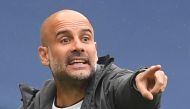 Manchester City's Spanish manager Pep Guardiola. AFP / POOL / Michael Regan 