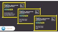 The three prestigious awards by The Digital Banker Magazine.