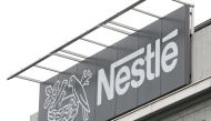 The company's logo is seen at a Nestle plant in Konolfingen, Switzerland September 28, 2020. REUTERS/Arnd Wiegmann/File Photo