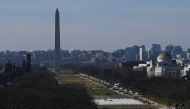 A general view of the Washington Monument in Washington, U.S., January 14, 2021. REUTERS/Brandon Bell
