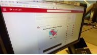 The Parler website is seen before its shutdown in this still from video, January 10, 2021. REUTERS/Reuters TV

