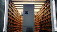 FILE PHOTO: An ultra-low temperature freezer, where the vaccines against the coronavirus disease (COVID-19) will be stored, is seen inside a warehouse of the Colombian Ministry of Health, in BOGOTA, Colombia January 19, 2021. REUTERS/Luisa Gonzalez/File P