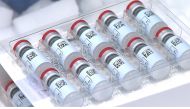 FILE PHOTO: Vials of Johnson & Johnson's Janssen coronavirus disease (COVID-19) vaccine candidate are seen in an undated photograph. Johnson & Johnson/Handout via REUTERS.