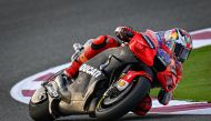 Ducati Lenovo Team rider Jack Miller in action during yesterday's MotoGP Test at Losail International Circuit.  