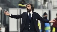 Juventus coach Andrea Pirlo reacts REUTERS/Massimo Pinca