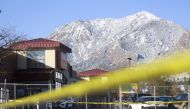 A view of King Soopers grocery store the morning after the mass shooting, in Boulder, Colorado, U.S., March 23, 2021. REUTERS/Alyson McClaran
