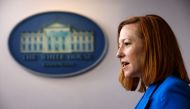 White House Press Secretary Jen Psaki holds the daily press briefing at the White House in Washington, U.S. March 24, 2021. REUTERS/Jonathan Ernst
