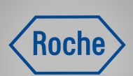 A sign at a diagnostics site for Swiss pharmaceutical giant Roche is seen, in Burgess Hill, Britain, October 7, 2020. REUTERS/Peter Nicholls/File Photo
