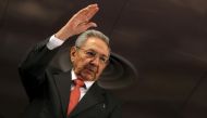 File photo: Cuban President Raul Castro waves as he arrives to attend a speech from U.S. President Barack Obama at the Gran Teatro in Havana, Cuba, March 22, 2016. Reuters/Carlos Barria/File Photo