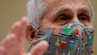 Dr. Anthony Fauci, director of the National Institute of Allergy and Infectious Diseases testifies before the House Select Subcommittee on the Coronavirus Crisis on the Capitol Hill in Washington, U.S., April 15, 2021. Amr Alfiky/Pool via REUTERS/File Pho