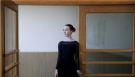 British ballerina Rachel Armstrong poses for a picture after a lesson at the Bolshoi Ballet Academy in Moscow, Russia May 20, 2021. Armstrong, 20, is among the few dancers from England to ever graduate from the renowned Bolshoi Ballet Academy, whose Russi
