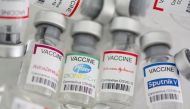 FILE PHOTO: Vials labelled 