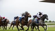 Ronan Whelan guides Sonaiyla at the Curragh racetrack in Ireland yesterday. Pic: Racing Post
