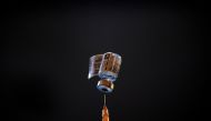 FILE PHOTO: A vial of Pfizer-BioNTech vaccine is pictured REUTERS/Edgar Su/File Photo
