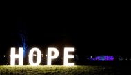 FILE PHOTO: A sign reading 