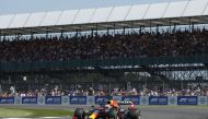 July 17, 2021 Red Bull's Max Verstappen during practice REUTERS/Peter Cziborra