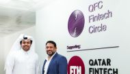 Co-founder Khalid Easa NA Al-Kaabi with CEO and Co-founder Safarudheen Farook