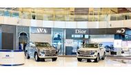 All-new 2022 Toyota Land Cruiser models are on display at the Doha Festival City. 