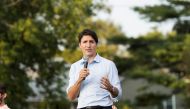 Justin Trudeau, Liberal leader of Canada, visits the riding of Malpeque in Cornwall, Prince Edward Island, Canada, August 22, 2021. REUTERS/John Morris
