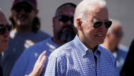 U.S. President Joe Biden visits the IBEW Local 313 chapter in New Castle, Delaware, U.S., September 6, 2021. REUTERS/Elizabeth Frantz