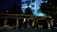 A hospital for coronavirus disease (COVID-19) patients is seen after a fire broke out, in Tetovo, North Macedonia, September 9, 2021. Reuters/Ognen Teofilovski