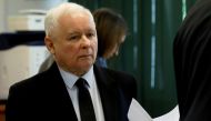 Jaroslaw Kaczynski, leader of the ruling Law and Justice (PiS) party, attends a vote during parliamentary elections at a polling station in Warsaw, Poland, October 13, 2019. Reuters/Kacper Pempel/File Photo/File Photo