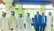 QC Chairman Sheikh Khalifa bin Jassim Al Thani and other officials met a businessmen delegation from the Qatari-French Economic League. Qatari Ambassador to France H E Sheikh Ali bin Jassim Al Thani was also present during the meeting.
