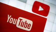 FILE PHOTO: A YouTube logo seen at the YouTube Space LA in Playa Del Rey, Los Angeles, California, United States October 21, 2015. REUTERS/Lucy Nicholson/File Photo
